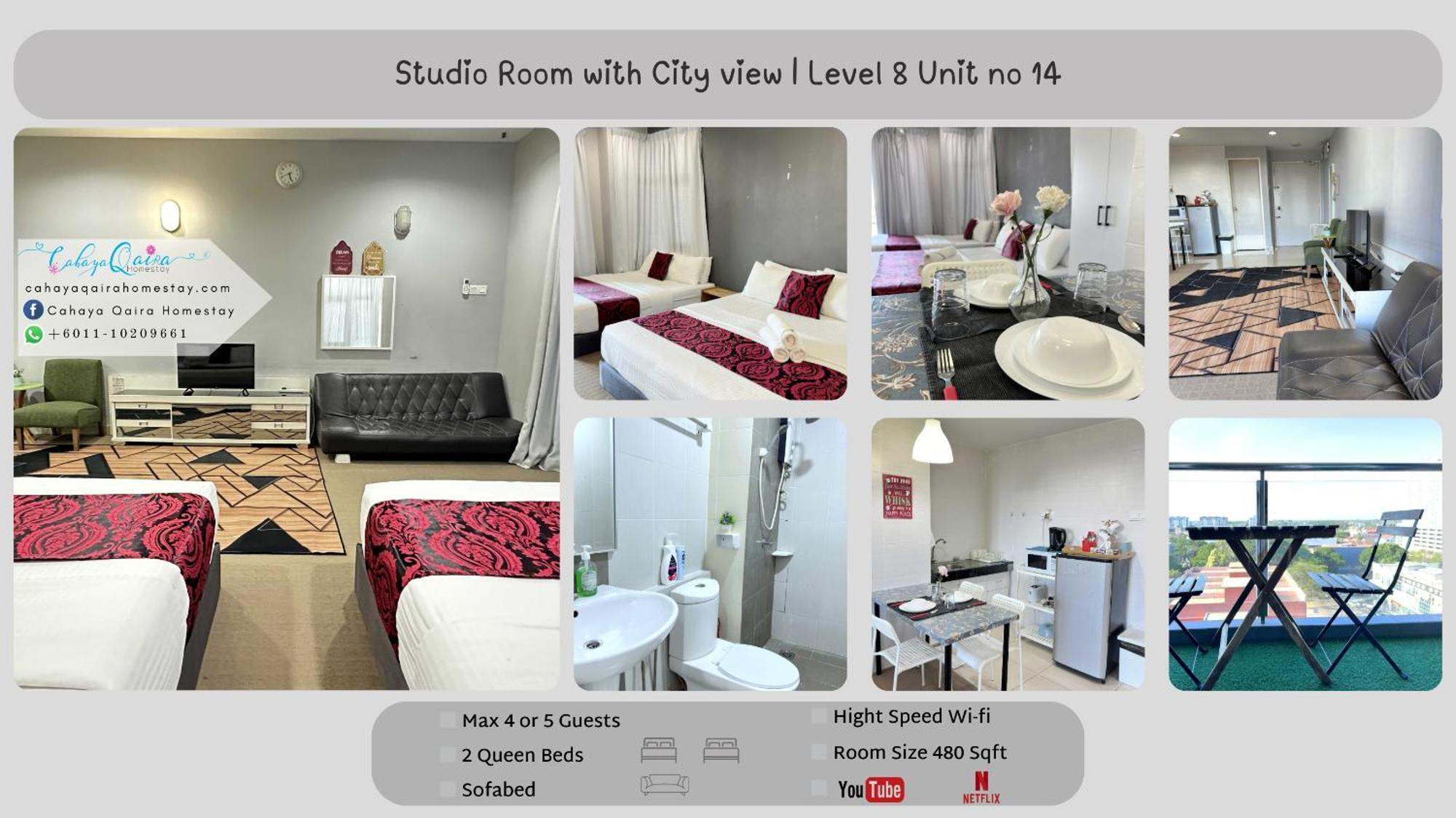Cahaya Qaira Homestay @ D'Perdana コタバル エクステリア 写真